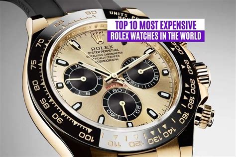 high end rolex price|most expensive rolex cost.